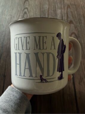 Wednesday and Thing “Give Me A Hand” Mug NWOT